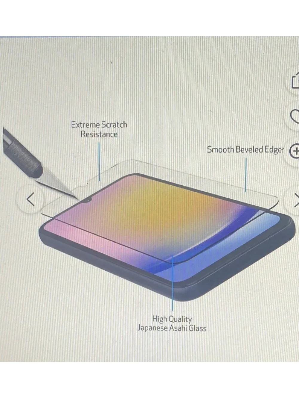 DuraGlass Tempered Glass Screen Protector for Samsung Galaxy A25 5G